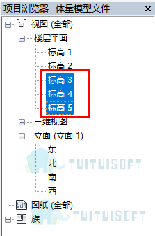 腿腿教学网-Revit教程 | （知识篇）Revit概念体量创建标高平面