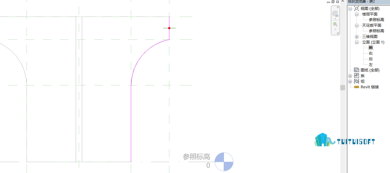 腿腿教学网-Revit教程 | Revit U型墩柱的绘制方法