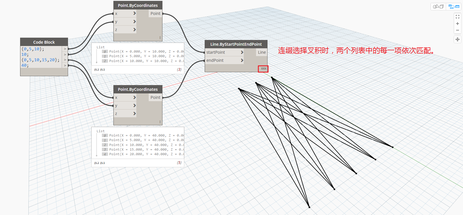 腿腿教学网-Dynamo教程 | Dynamo基础入门篇之列表的创建与编辑（三）