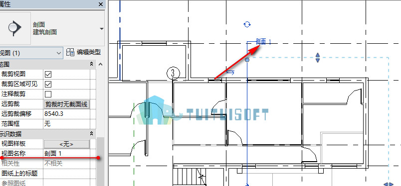 腿腿教学网-Revit剖面工具的应用