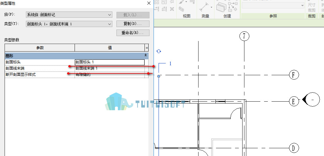 腿腿教学网-Revit剖面工具的应用