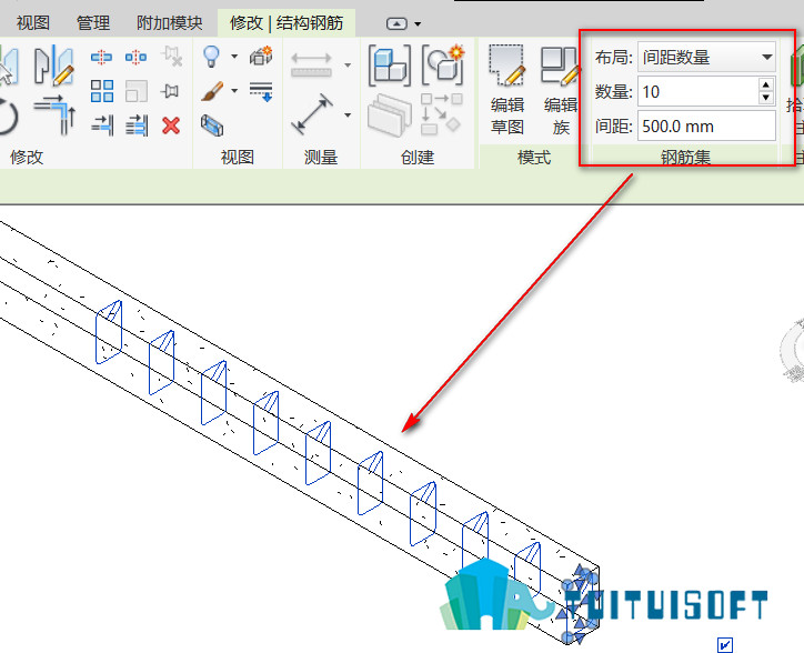 腿腿教学网-revit钢筋族的创建与放置