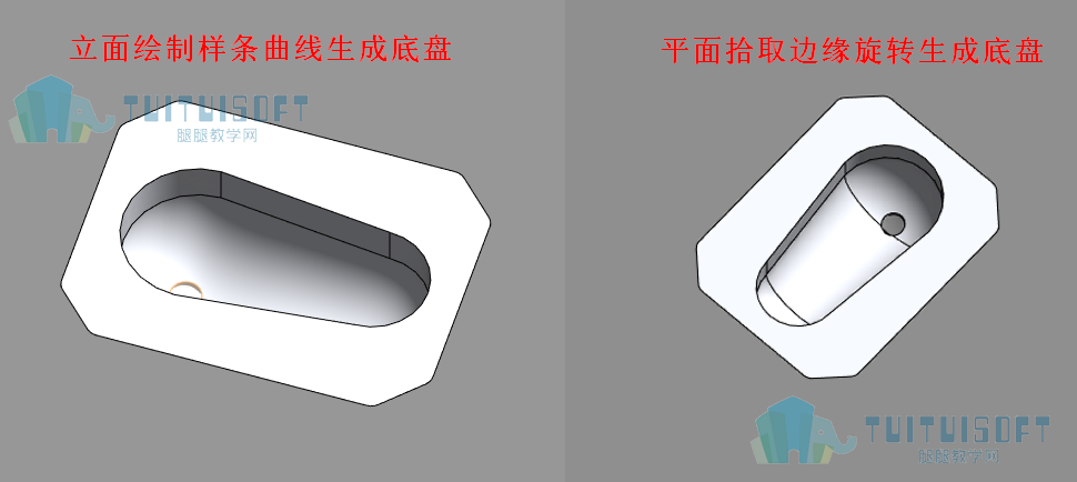 腿腿教学网-revit创建族（旋转工具）的线型区分