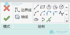 腿腿教学网-revit创建族（旋转工具）的线型区分