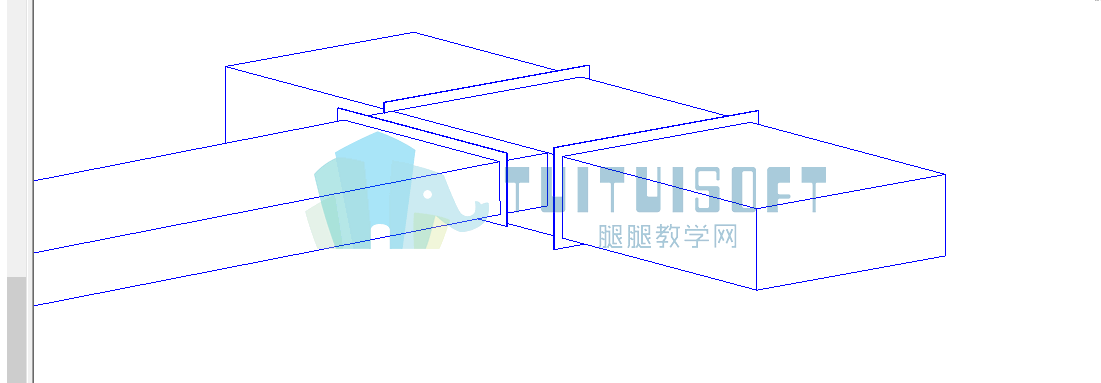 腿腿教学网-Revit中三种风管对齐方式