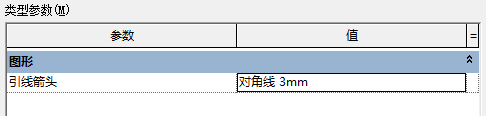 revit标注显示引线斜杠