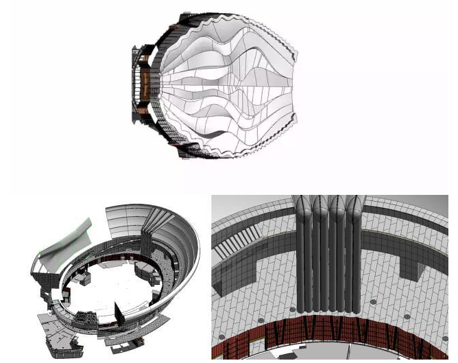 腿腿教学网-BIM内装项目实训：江苏大剧院音乐厅室内装饰BIM施工案例详细介绍