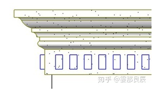腿腿教学网-revit欧式装饰窗怎么做？如何用扶手命令创建复杂的墙饰条