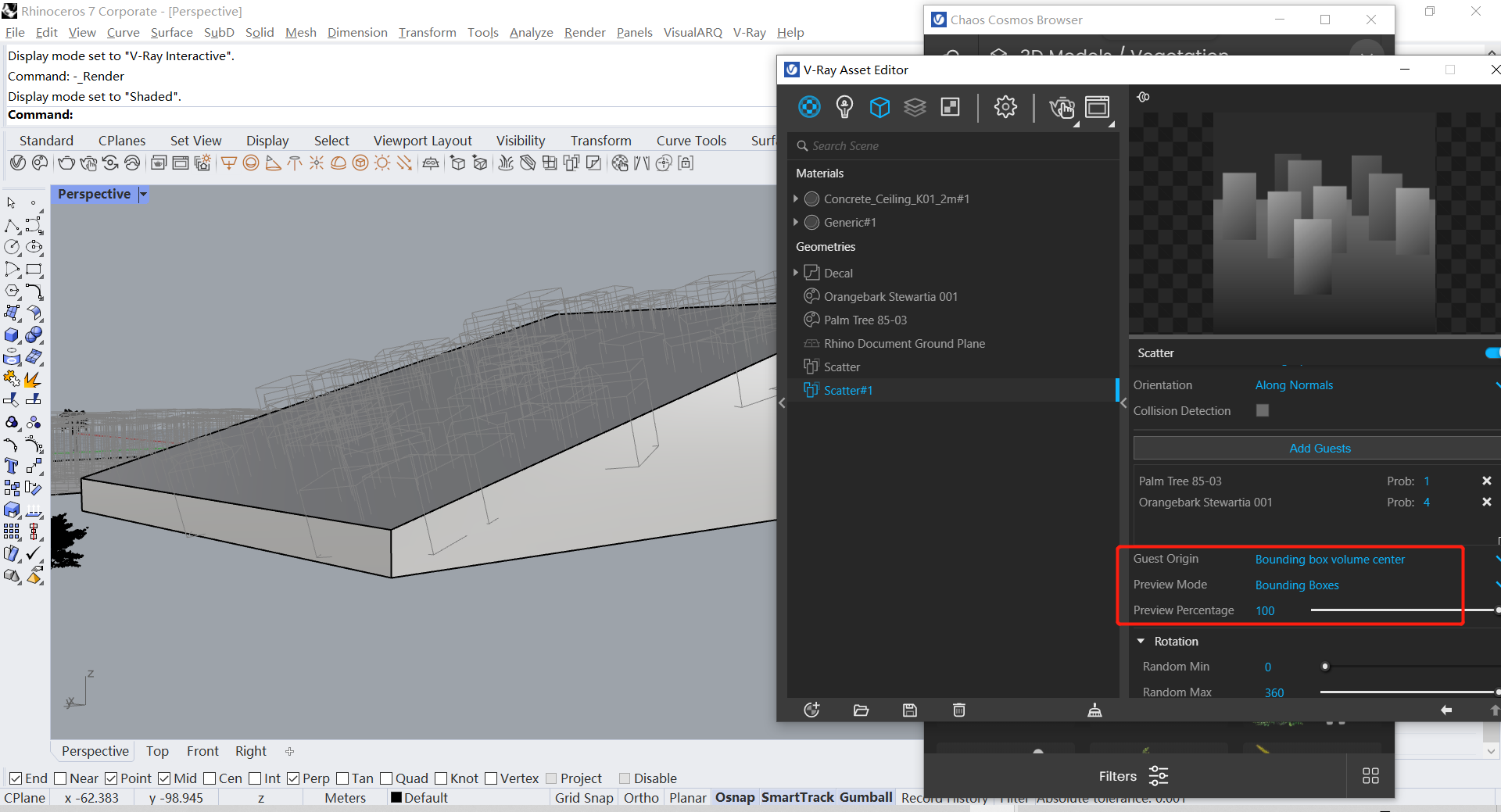 腿腿教学网-Vray5.2有什么新功能？Vray5.2新功能介绍（2）——随机散布