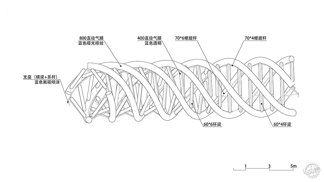 公共空间的轻介入——旋膜廊桥和六角金星第40张图片