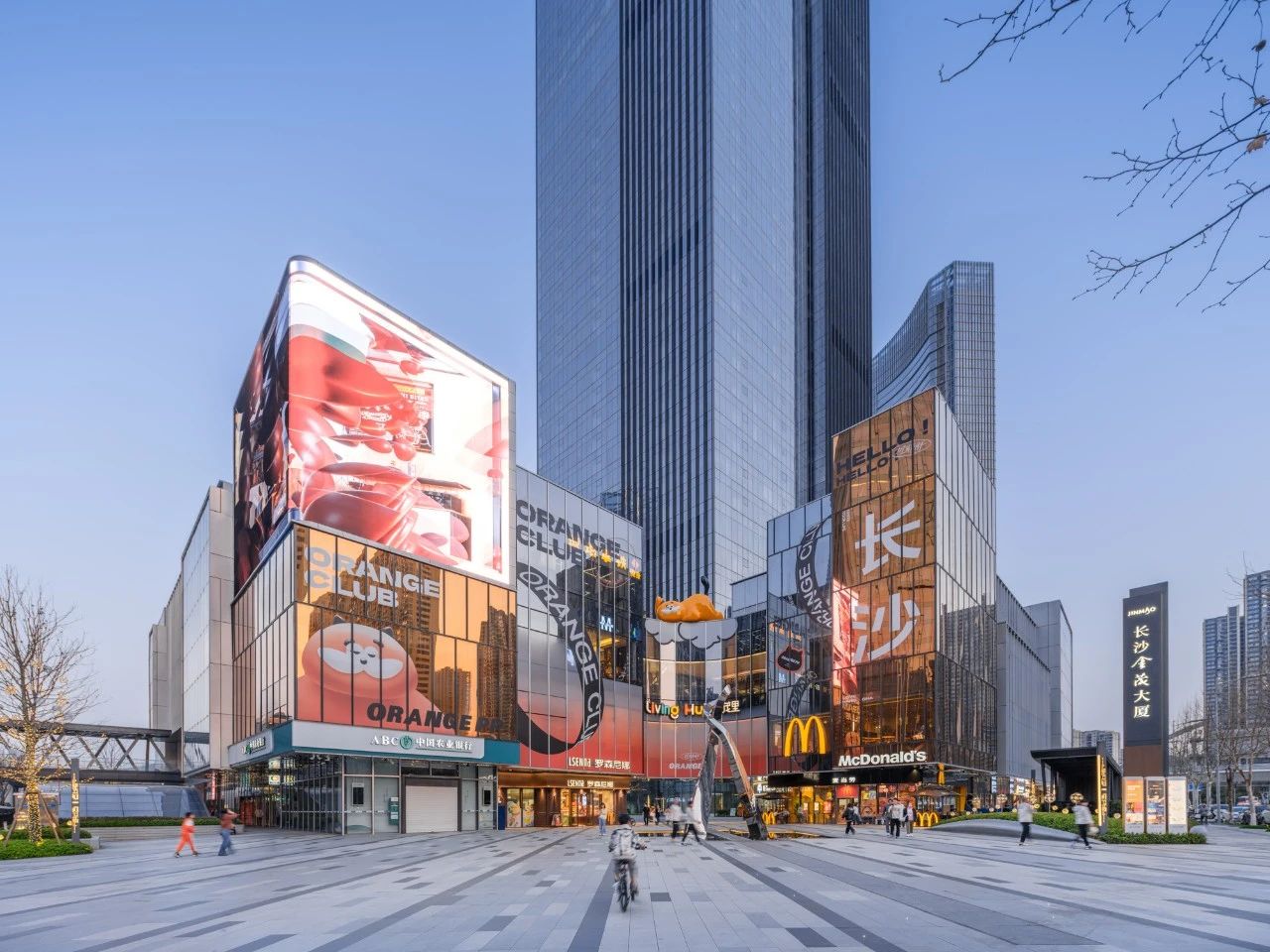 长沙金茂大厦，318米梅溪湖新城制高点第8张图片