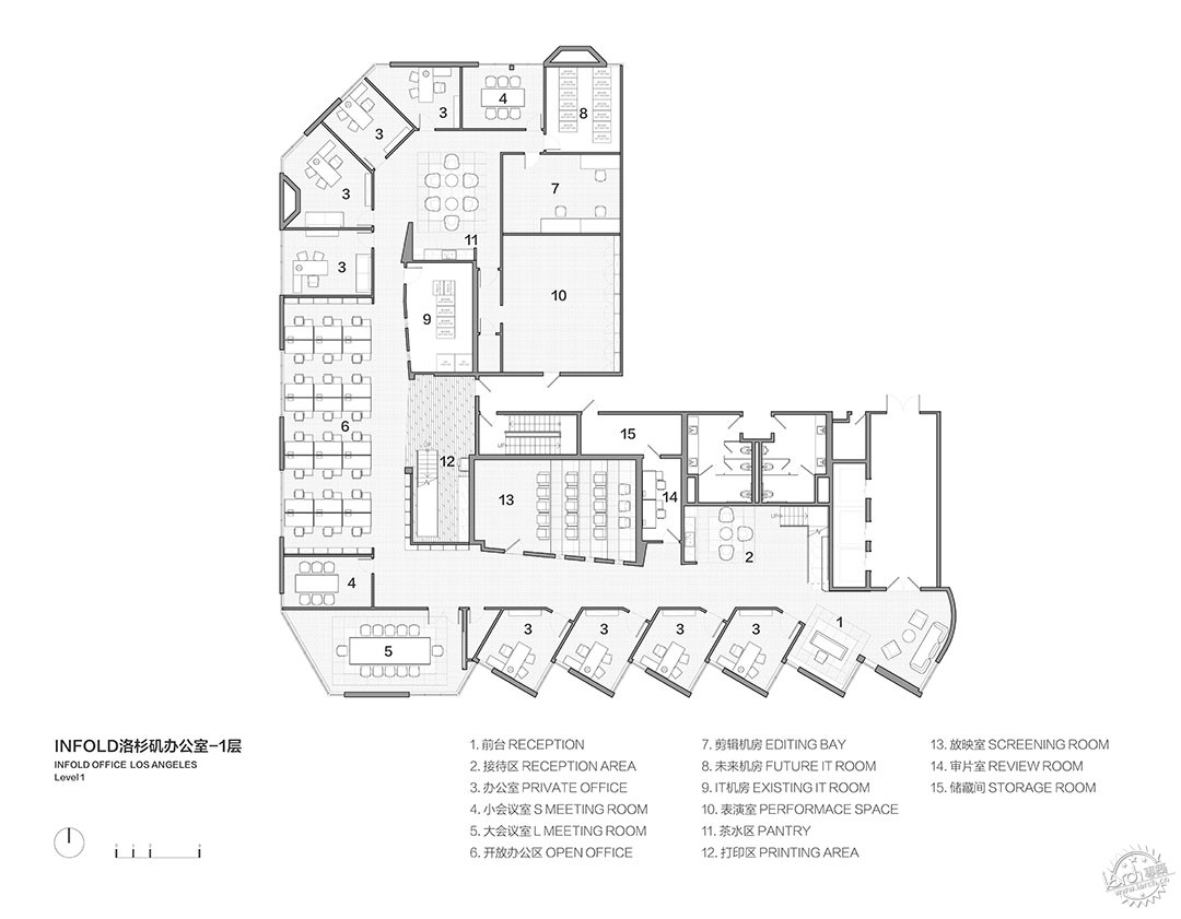 层叠引入的空间——INFOLD洛杉矶办公空间第24张图片