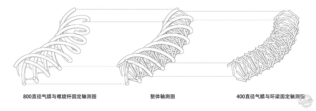 公共空间的轻介入——旋膜廊桥和六角金星第13张图片