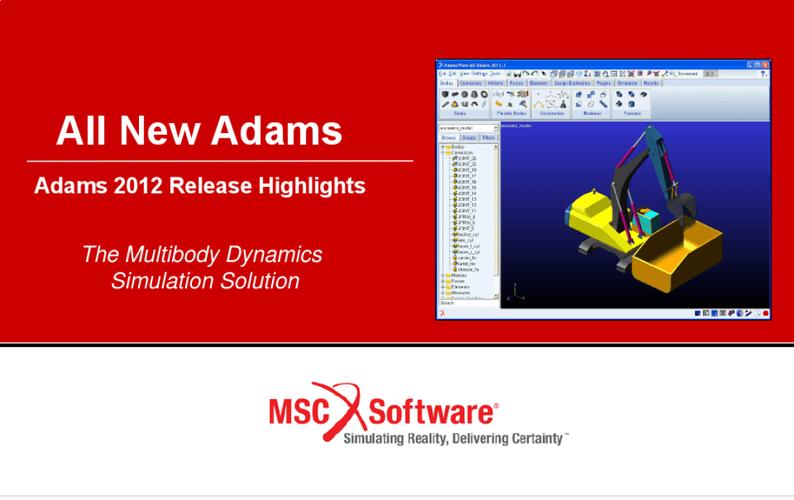 MSC Adams 2024.1（动力学仿真软件）最新破解版下载 - 腿腿教学网