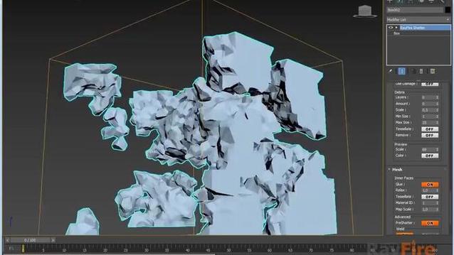 3dmax破碎特效插件下载：RayFire 1.87 for 3ds Max 2019-2024官方最新完整版 - 腿腿教学网