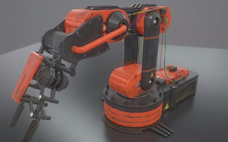 机械臂模型的3Dmax设计 - BIM,Reivt中文网