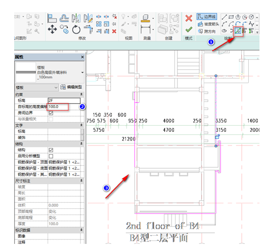 腿腿教学网-BIM图文教程-小别墅案例实践之2.12外装饰的绘制