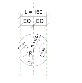 腿腿教学网-BIM等级考试二级建筑教程 | 第2部分：Revit族高级技能-扶手轮廓族实例