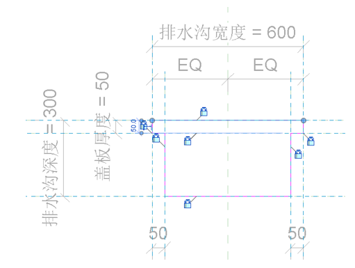 腿腿教学网-BIM等级考试二级建筑教程 | 2.6 基于线的公制常规模型族实例——排水沟