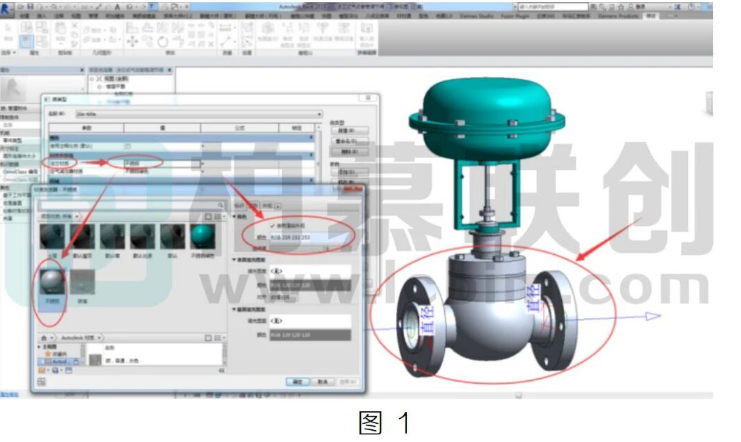 腿腿教学网-Revit族中预设材质载入项后不显示解决方法的图文教程（文/WFC）