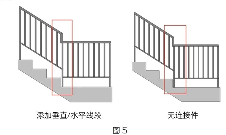 腿腿教学网-BIM教程 | Revit中栏杆扶手在楼梯上的细节处理（二）图文教程（文/柏慕联创技术服务）