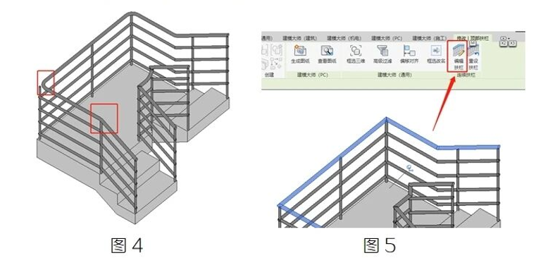 腿腿教学网-BIM教程 | Revit中关于顶部扶栏的连接图文教程（文/BIM小妹）